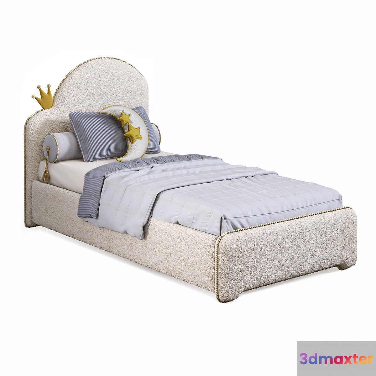 OM Children's bed Cloud_2_ Iriska 3D Max