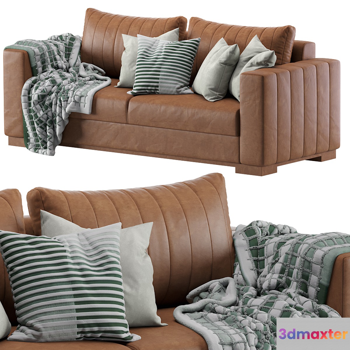 Modern leather sofa - No.4
