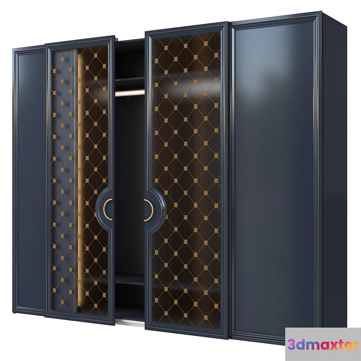 Sliding wardrobe with PS10 Cinetto system (24) 3D Max