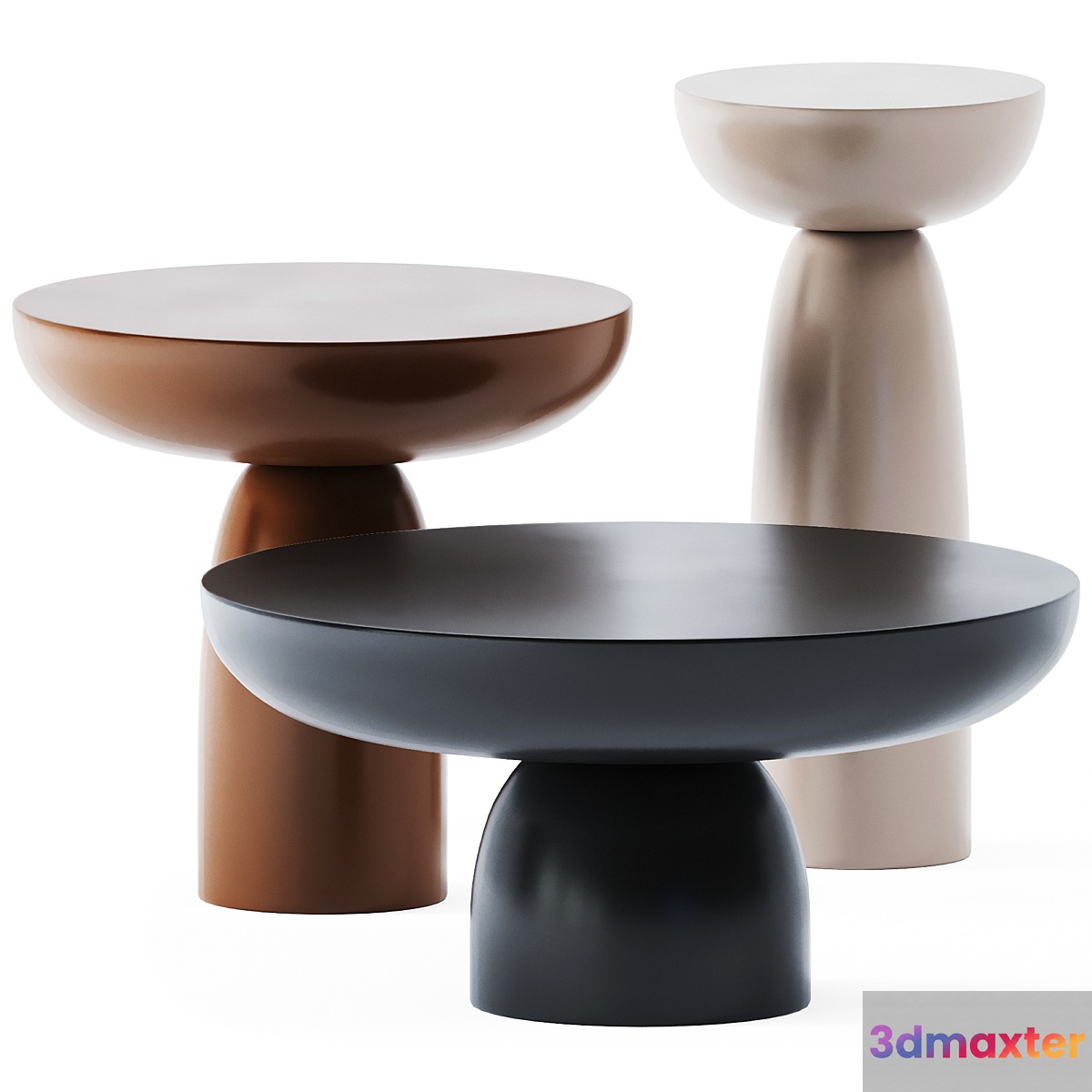 Metal Coffee Tables Olo by Mogg 3D Max