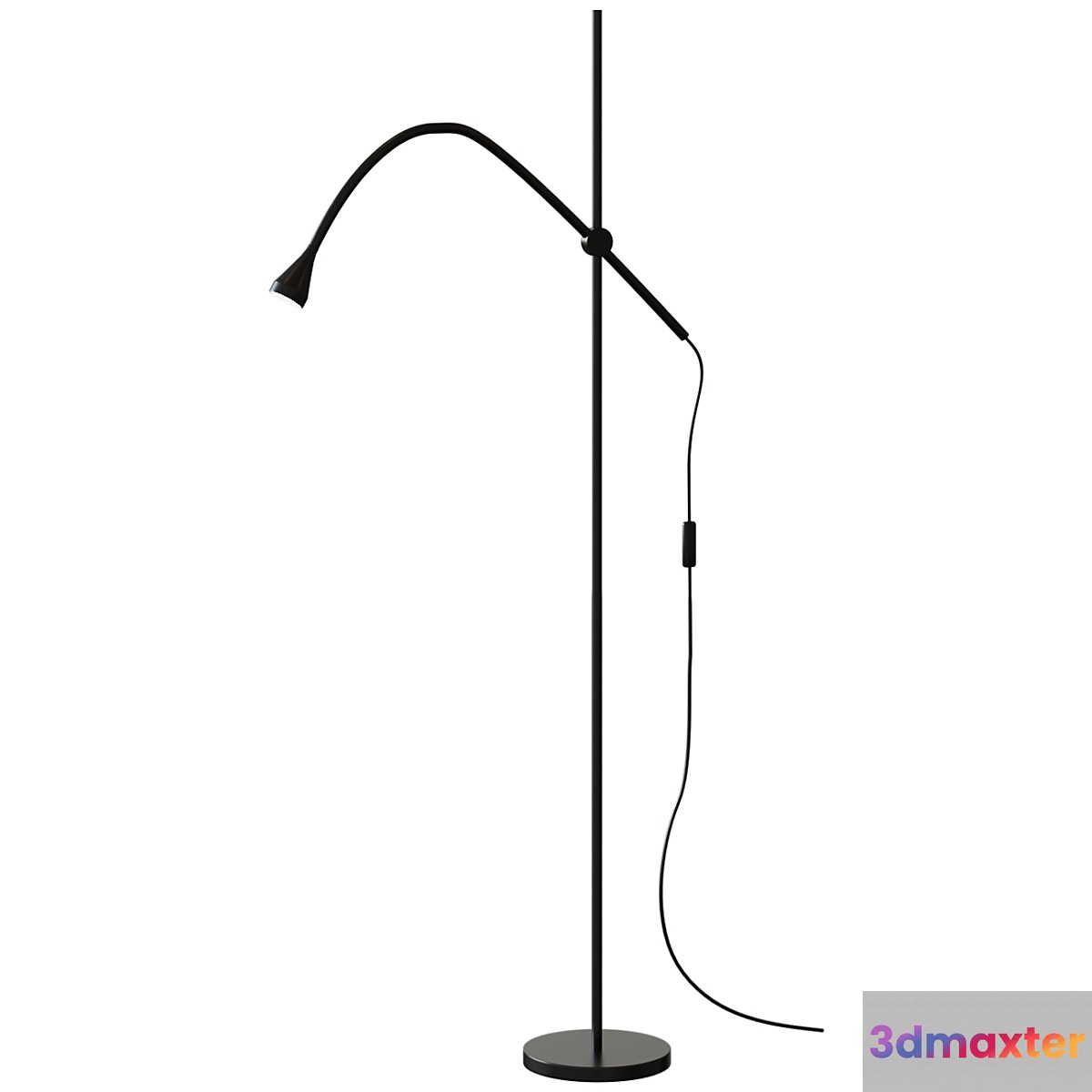 NÄVLINGE NEVLINGE Floor lamp LED black 3D Max