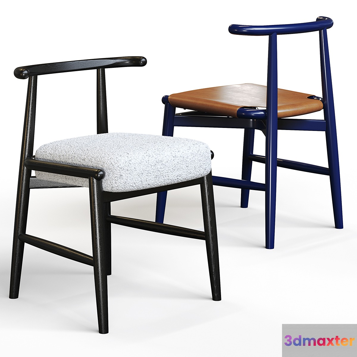Chairs Meridiani Emilia KUOIO 3D Max