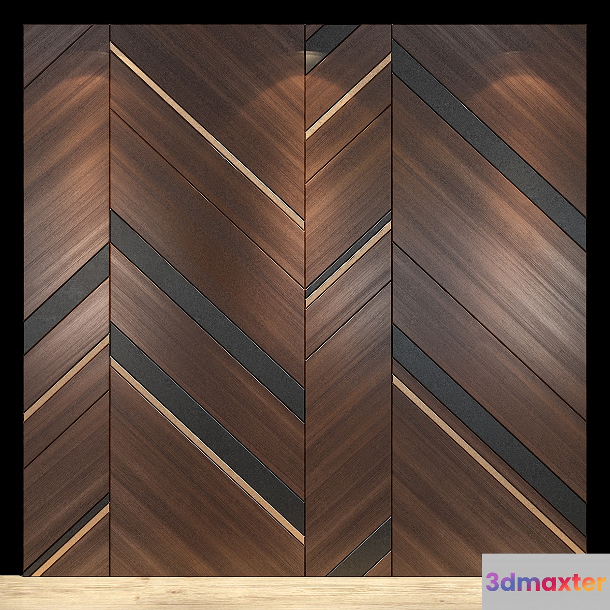 Wall Panel 35 3D Max