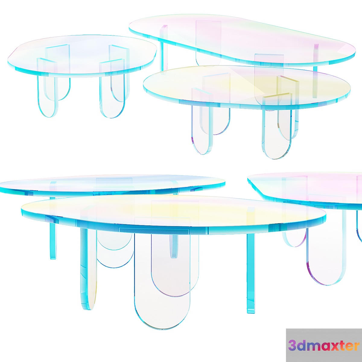 015_Multi-colored Pearl custom coffee table 00