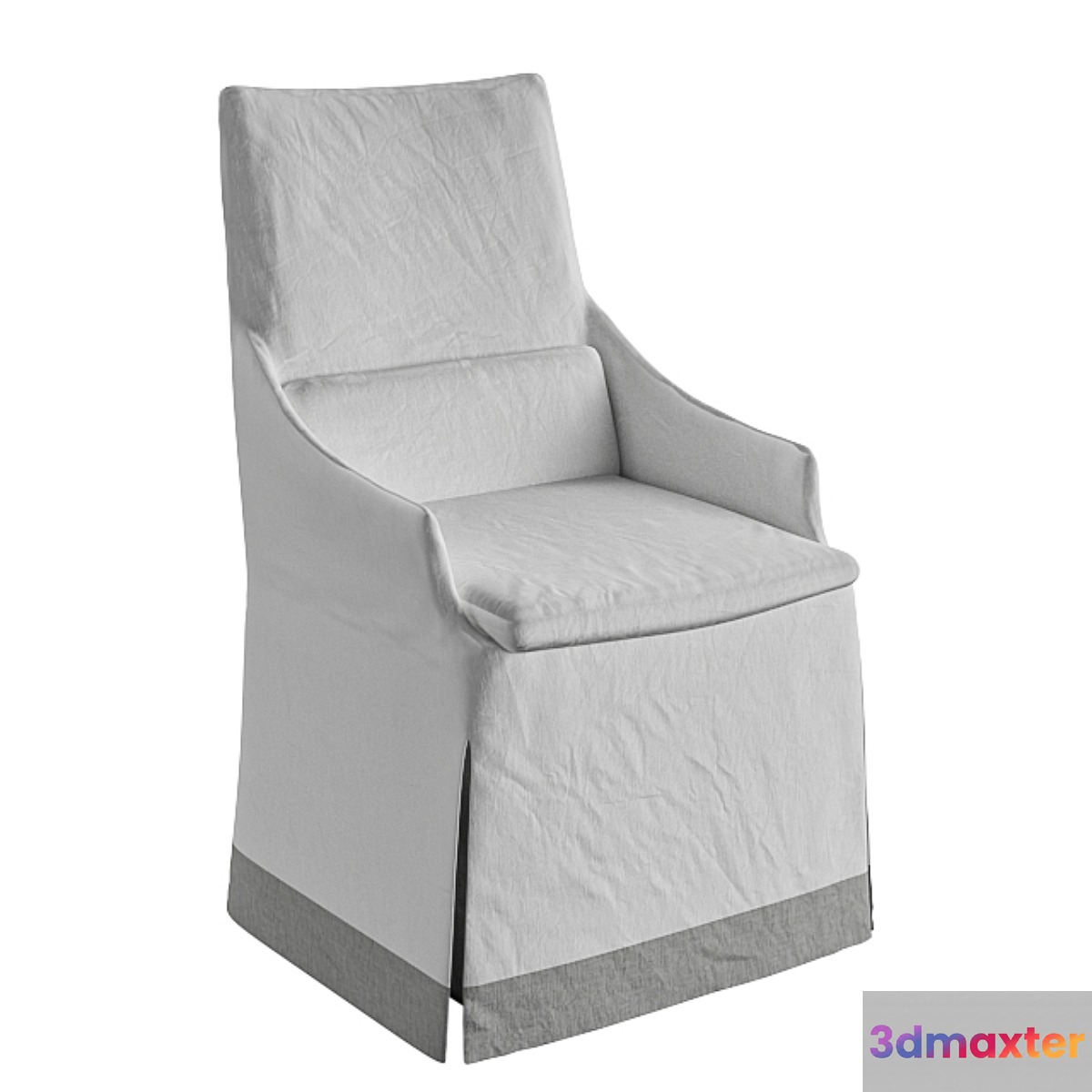 Slip Cover Chair 3D Max