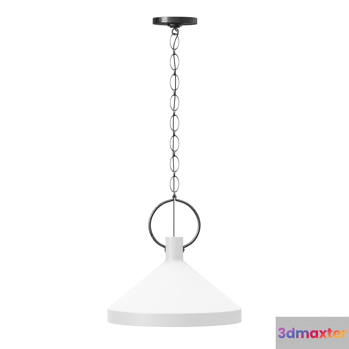 Limoges large pendant 3D Max