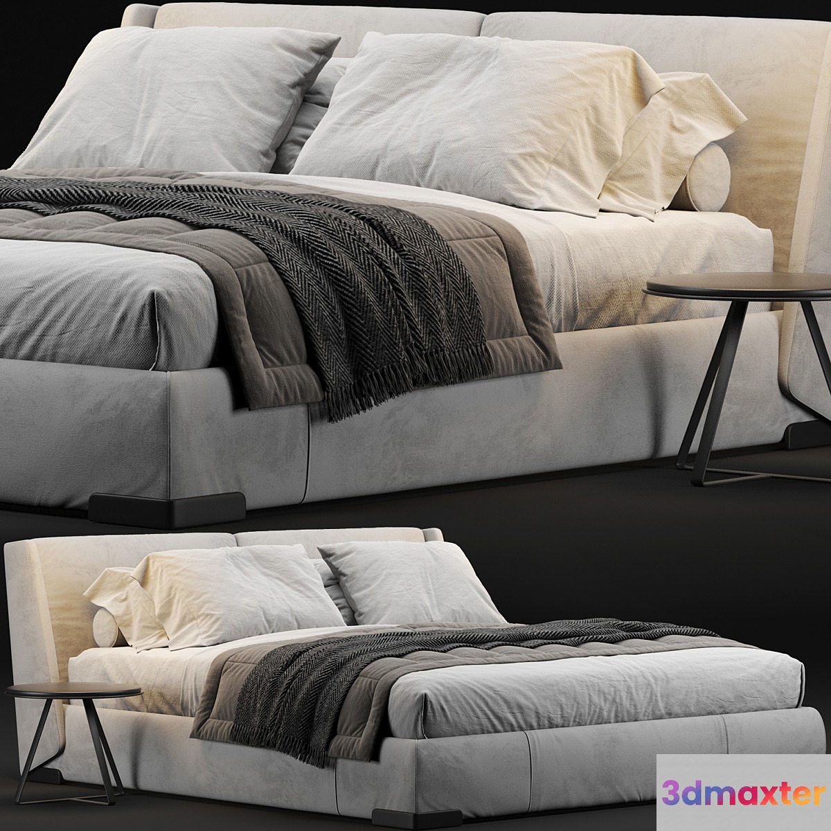 Natuzzi Fenice Bed 3D Max