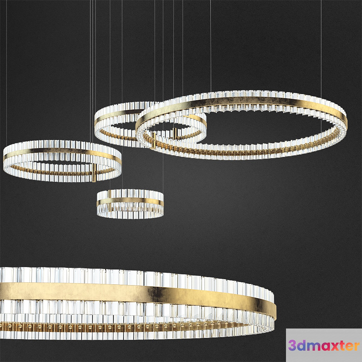 Saturno Pendant Chandelier Baroncelli - No.2