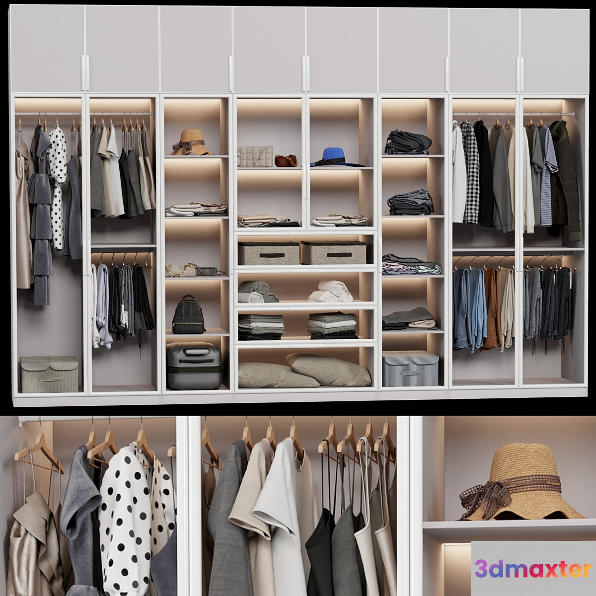 Wardrobe wall