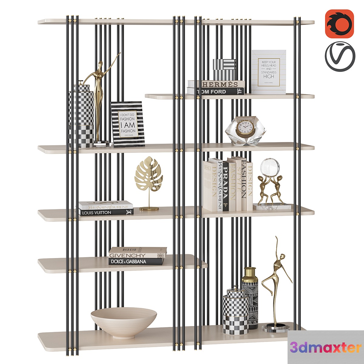 Bookcase BAMBOO _ Praddy