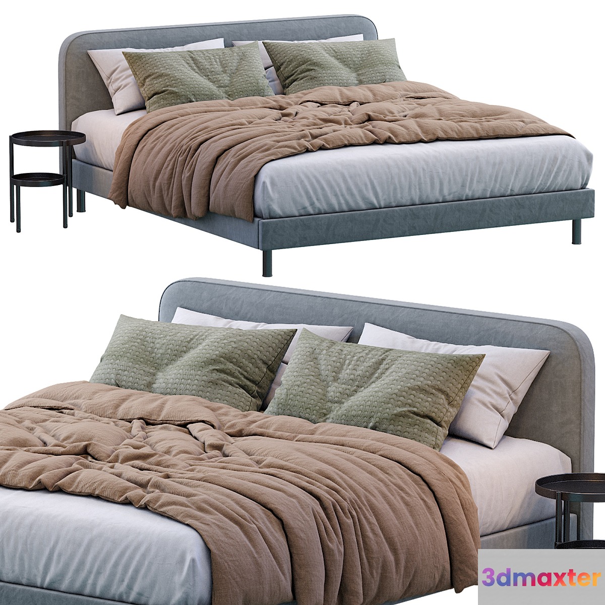 Besley Bed By Made 3D Max