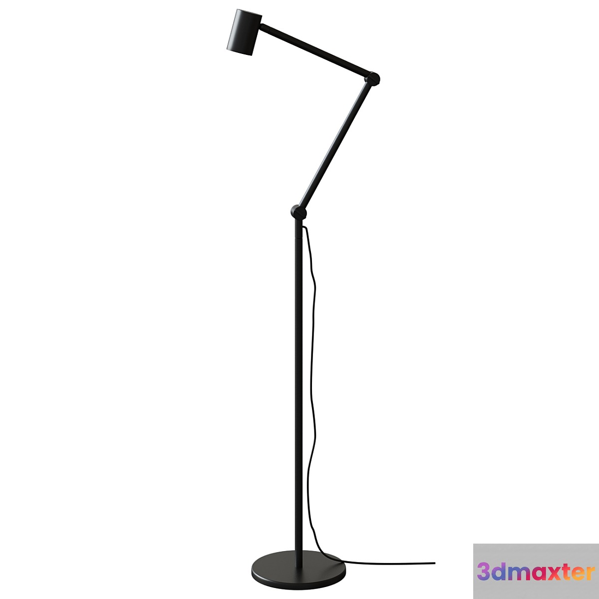 NYMÅNE NIMONE Floor _ reading lamp anthracite 3D Max