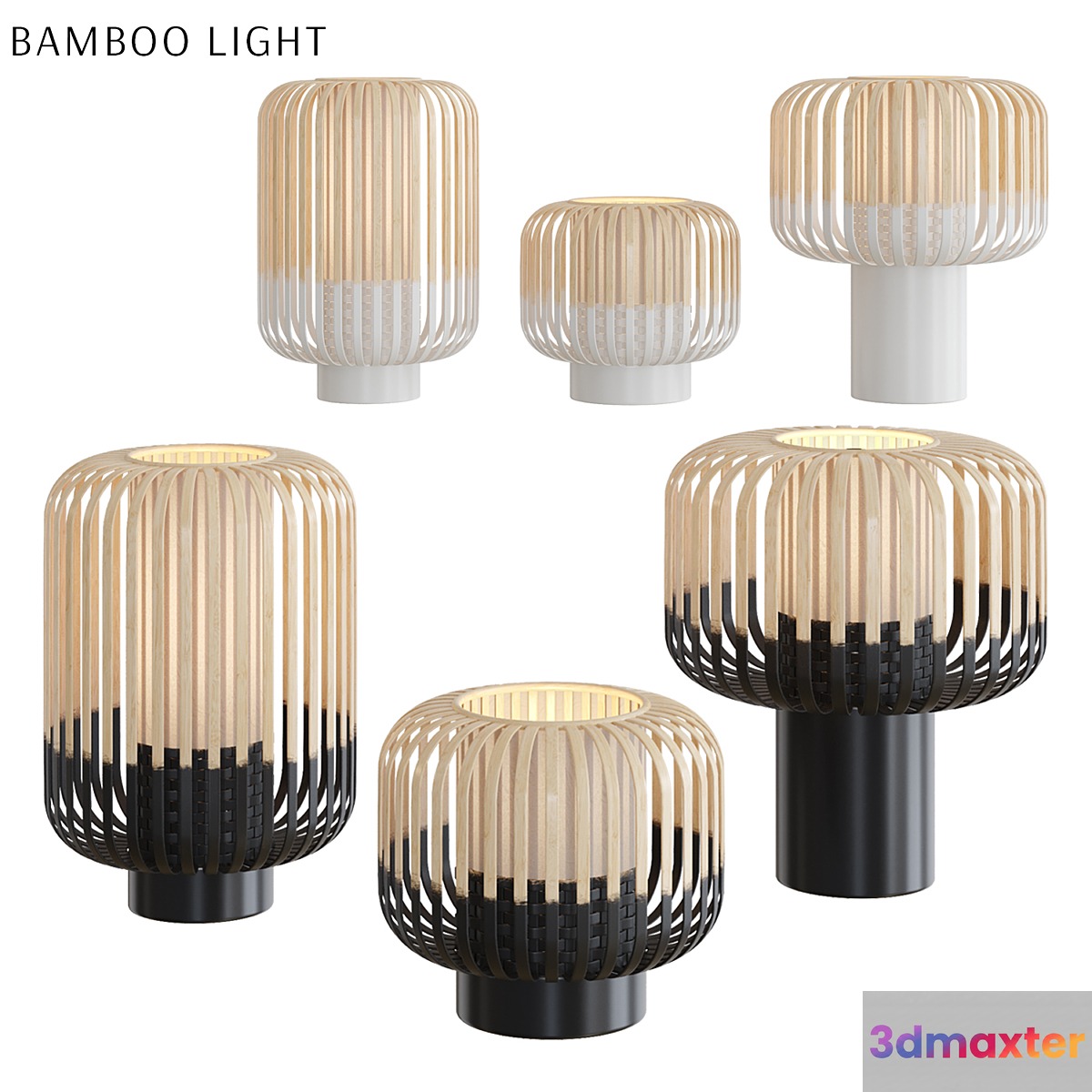 Forestier Bamboo Table Lamp 3D Max