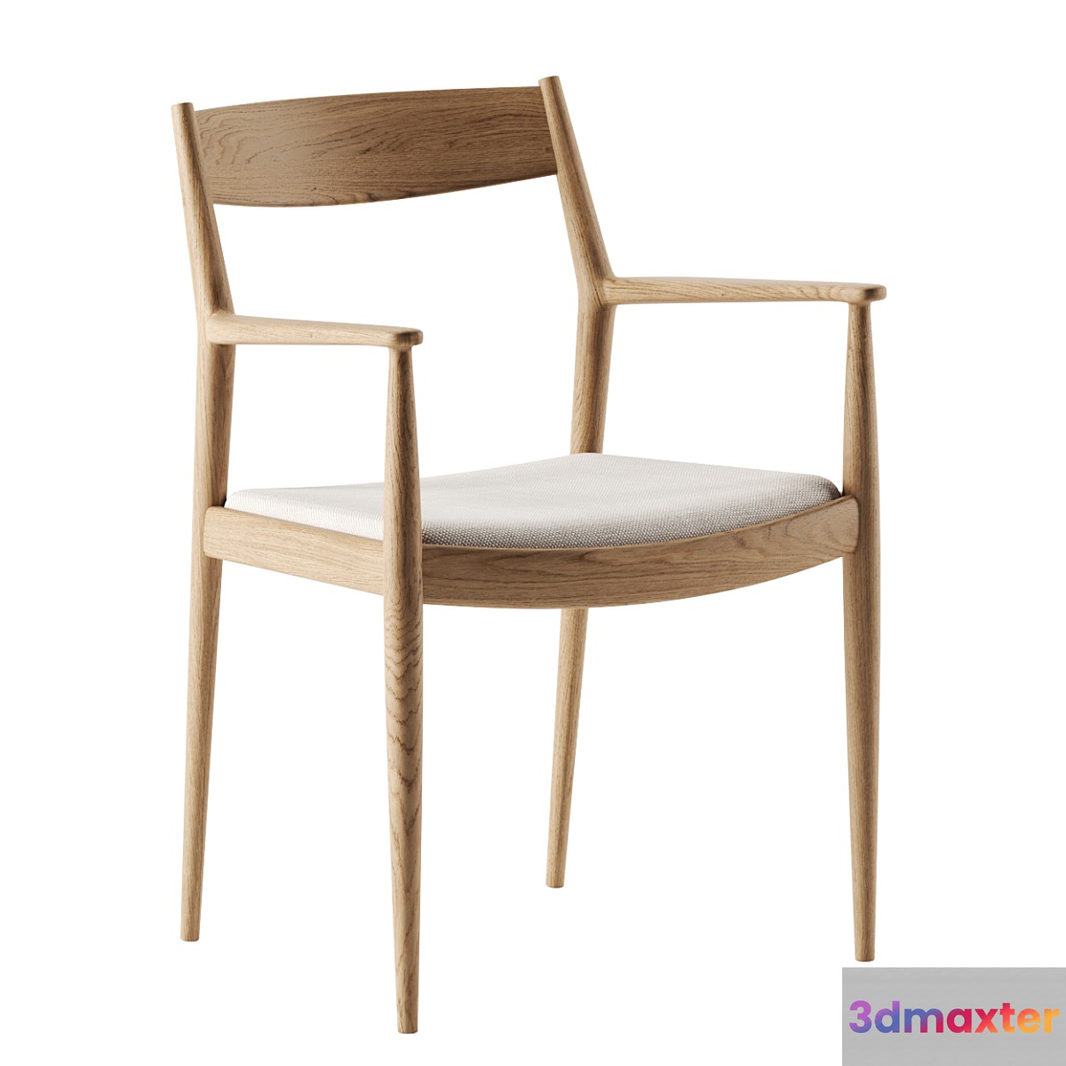 N – DC01 chair by Karimoku Case Study 3D Max