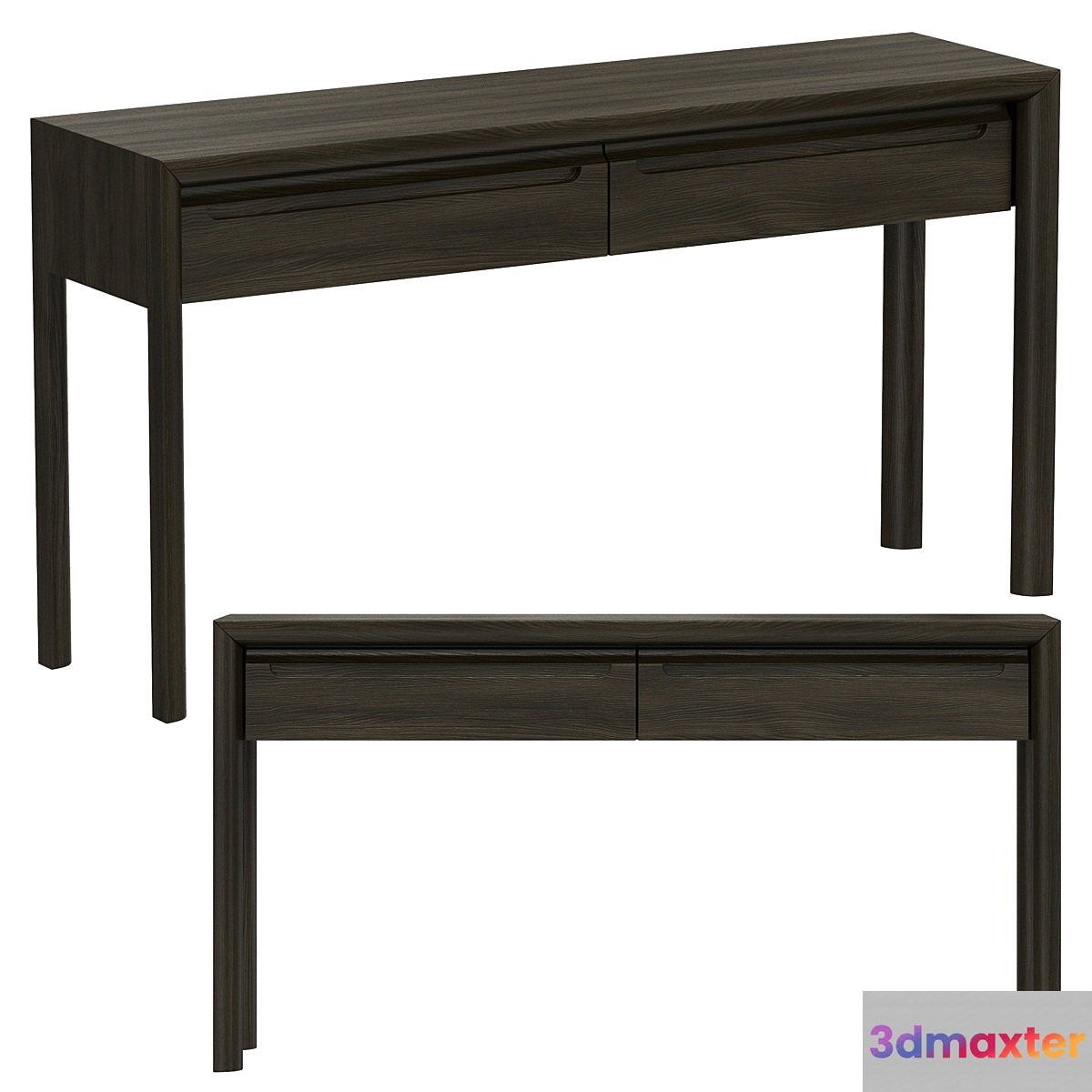 Dantone Home Square Console with 2 Drawers 3D Max