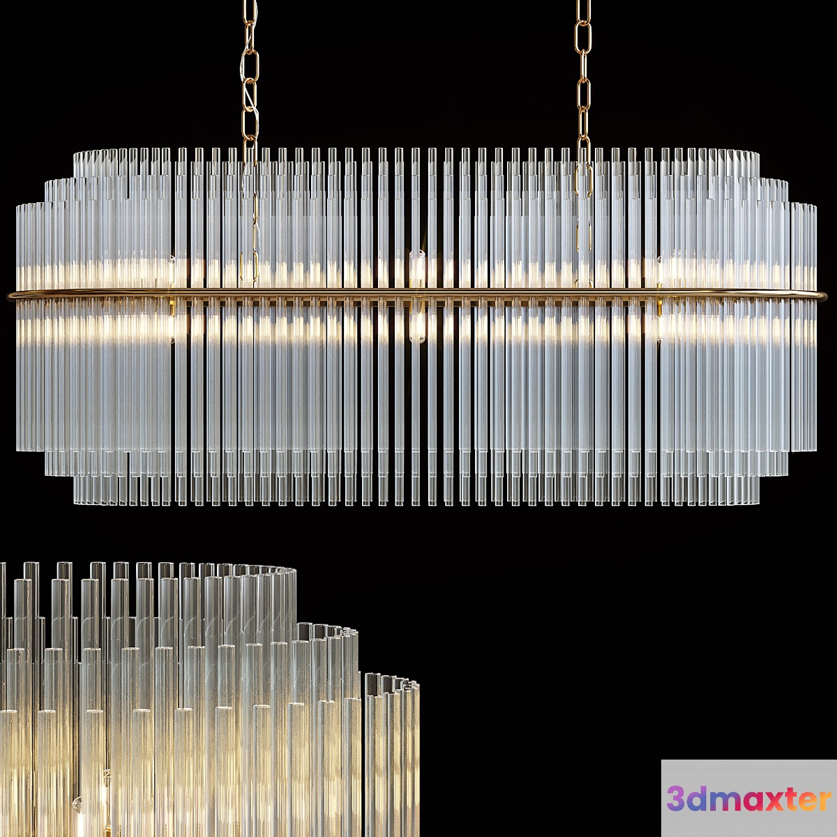 Chandelier Nembus 100 cm 3D Max