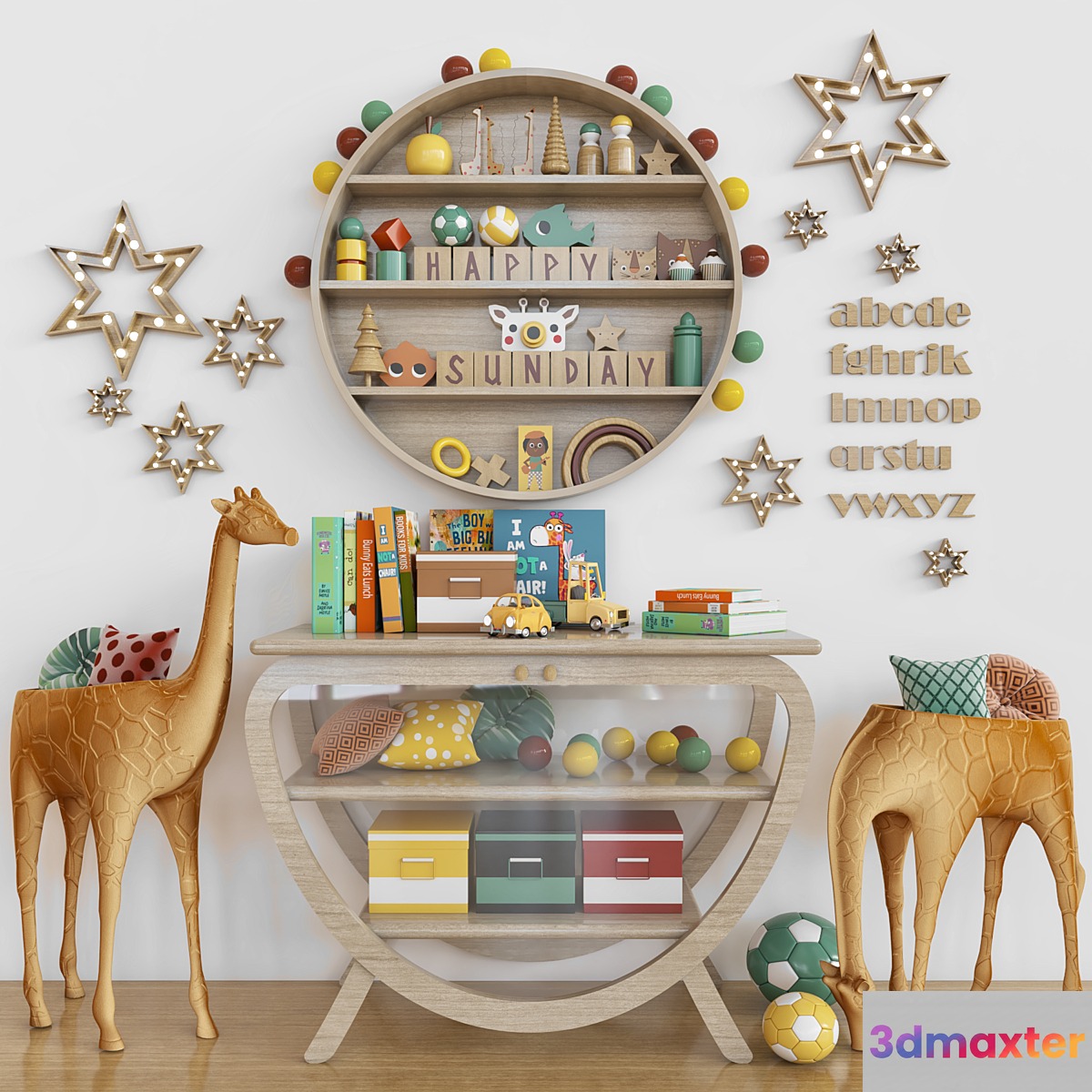 toys and funiture set_100 3D Max