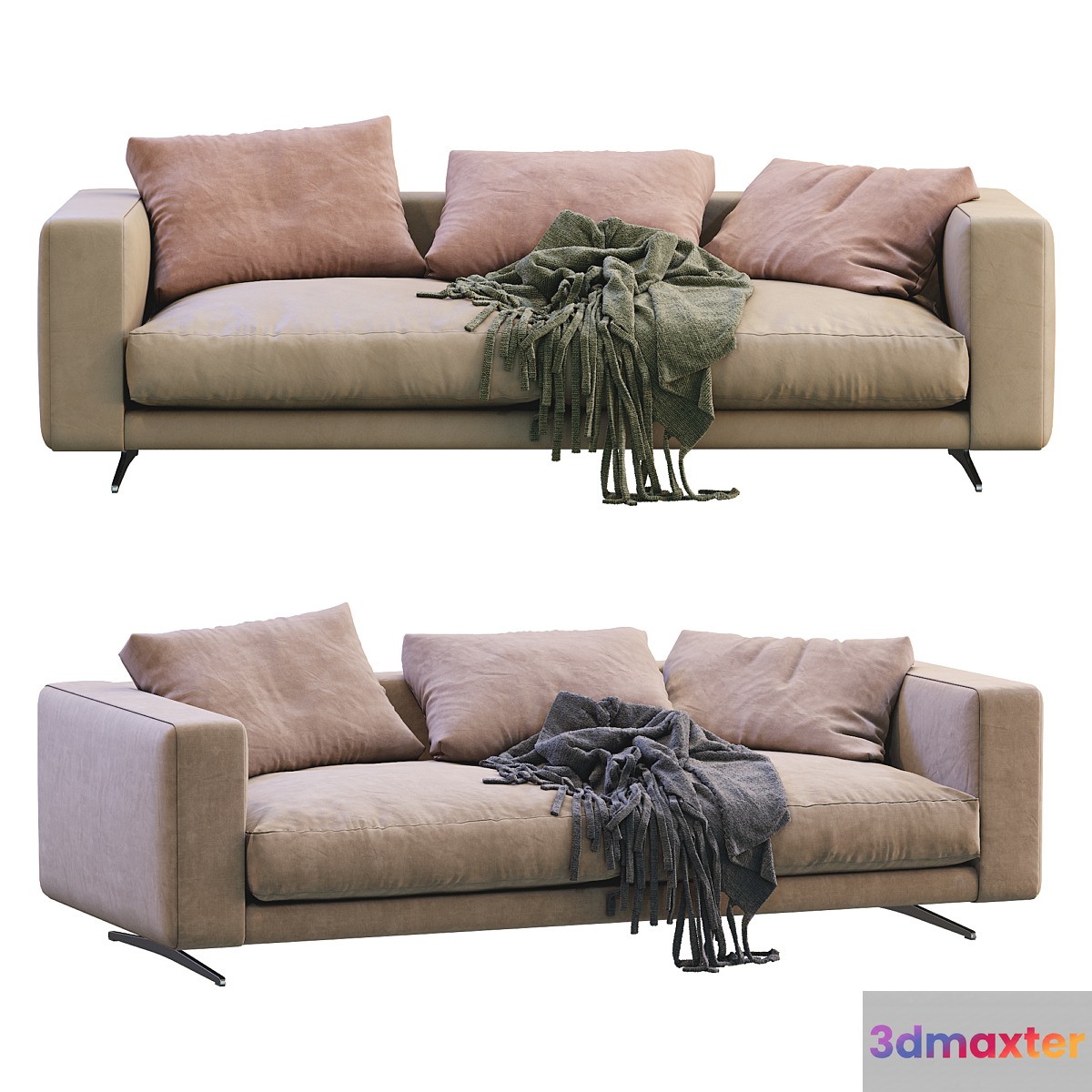Flexform sofa CAMPIELLO 3D Max