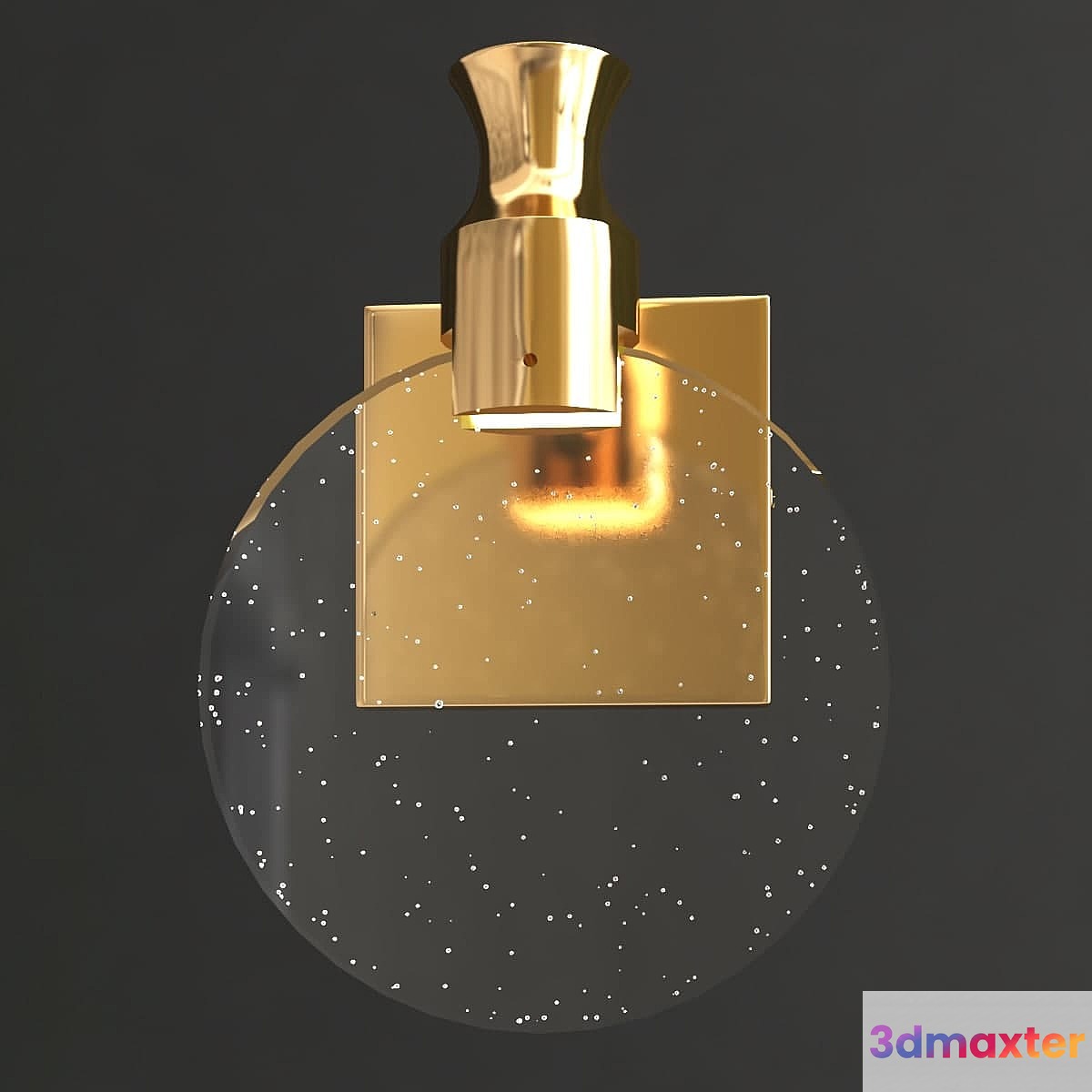 Modern crystal wall lamp 3D Max