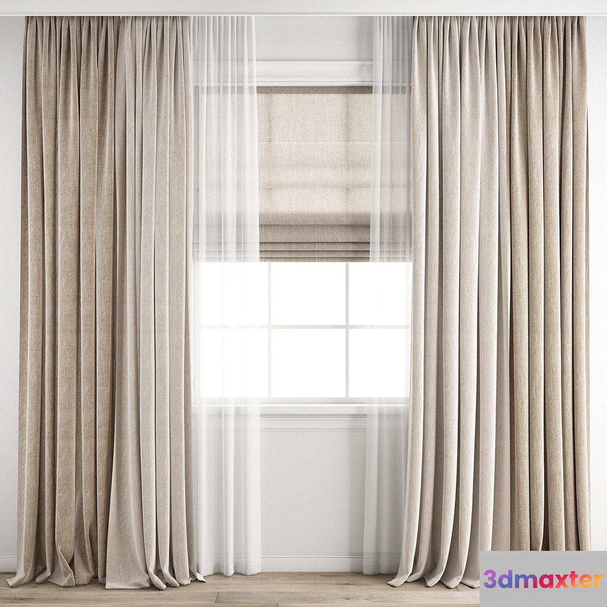 Curtain 229 3D Max
