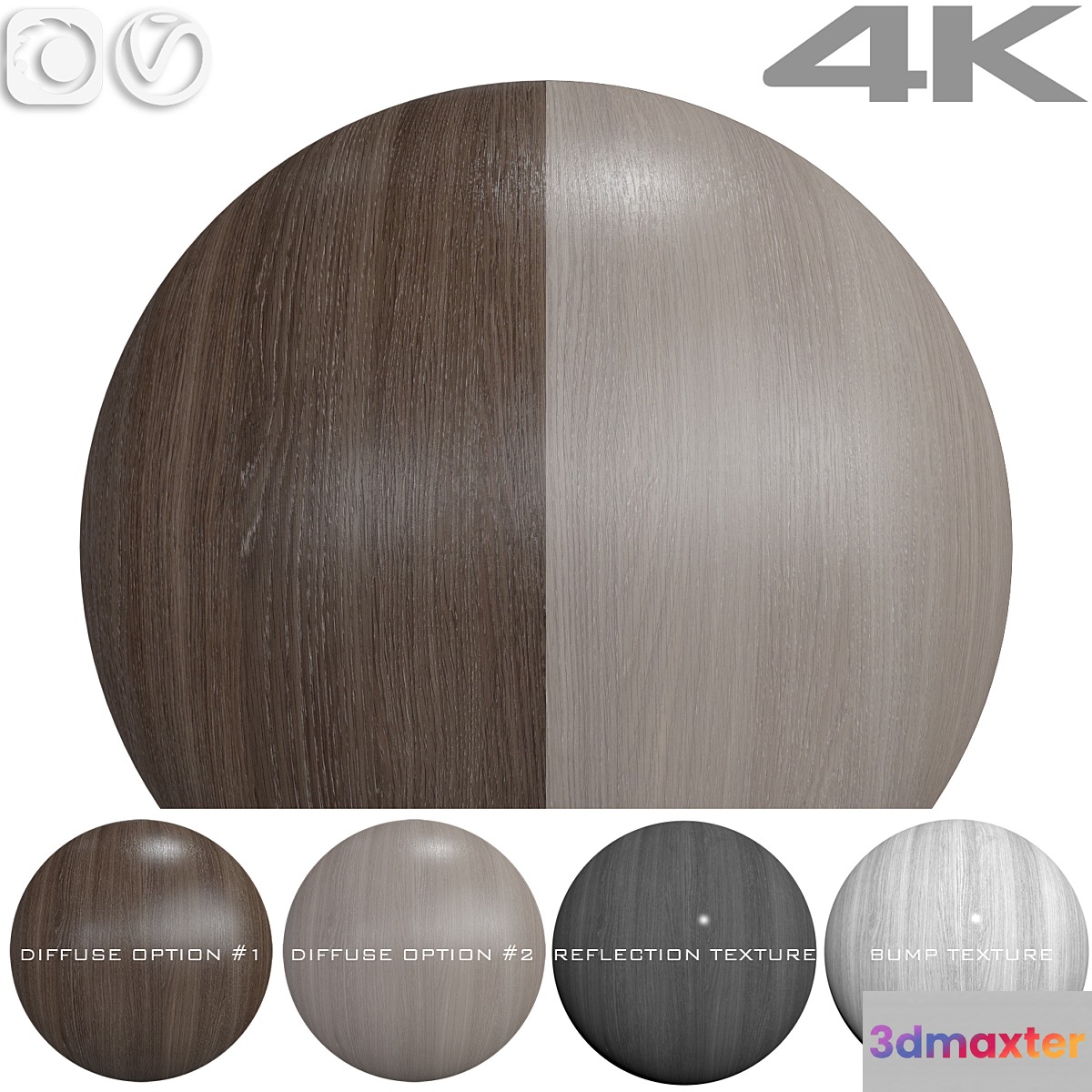 Seamless textures - OAK 3D Max