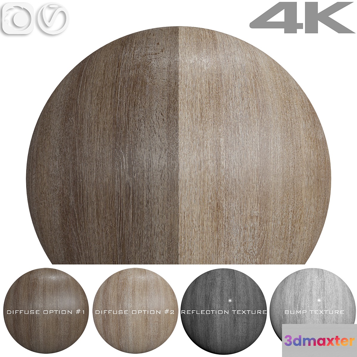 Seamless textures - OAK 3D Max