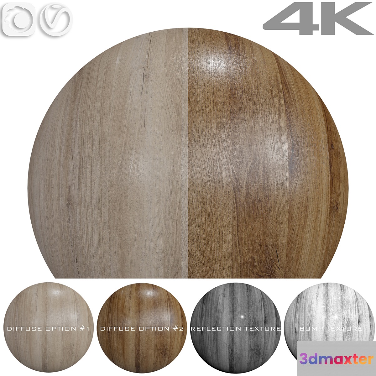 Seamless textures - OAK 3D Max