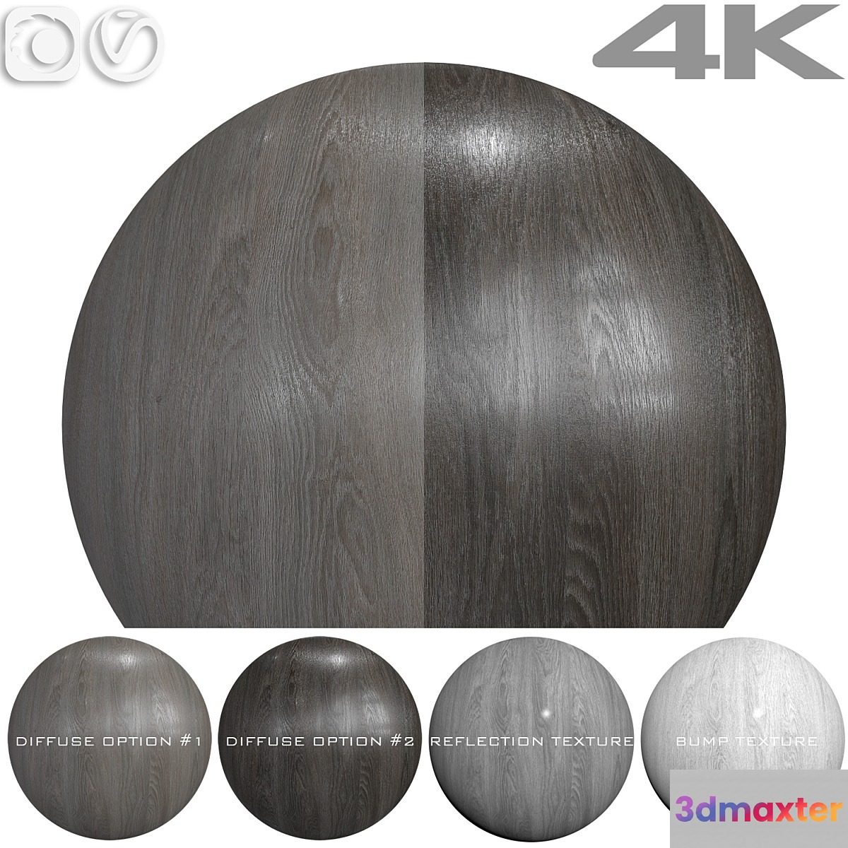 Seamless textures - OAK 3D Max