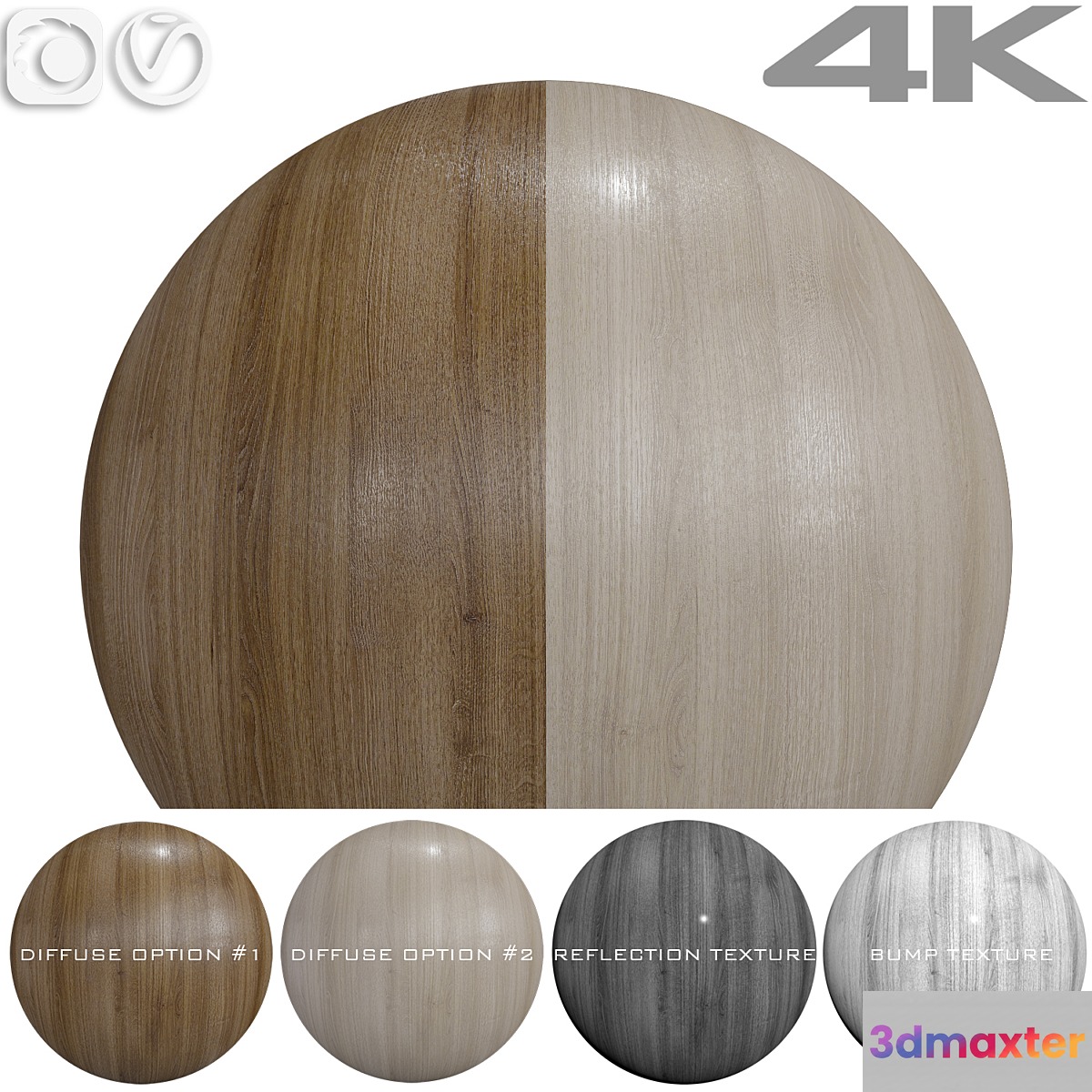 Seamless textures - OAK 3D Max