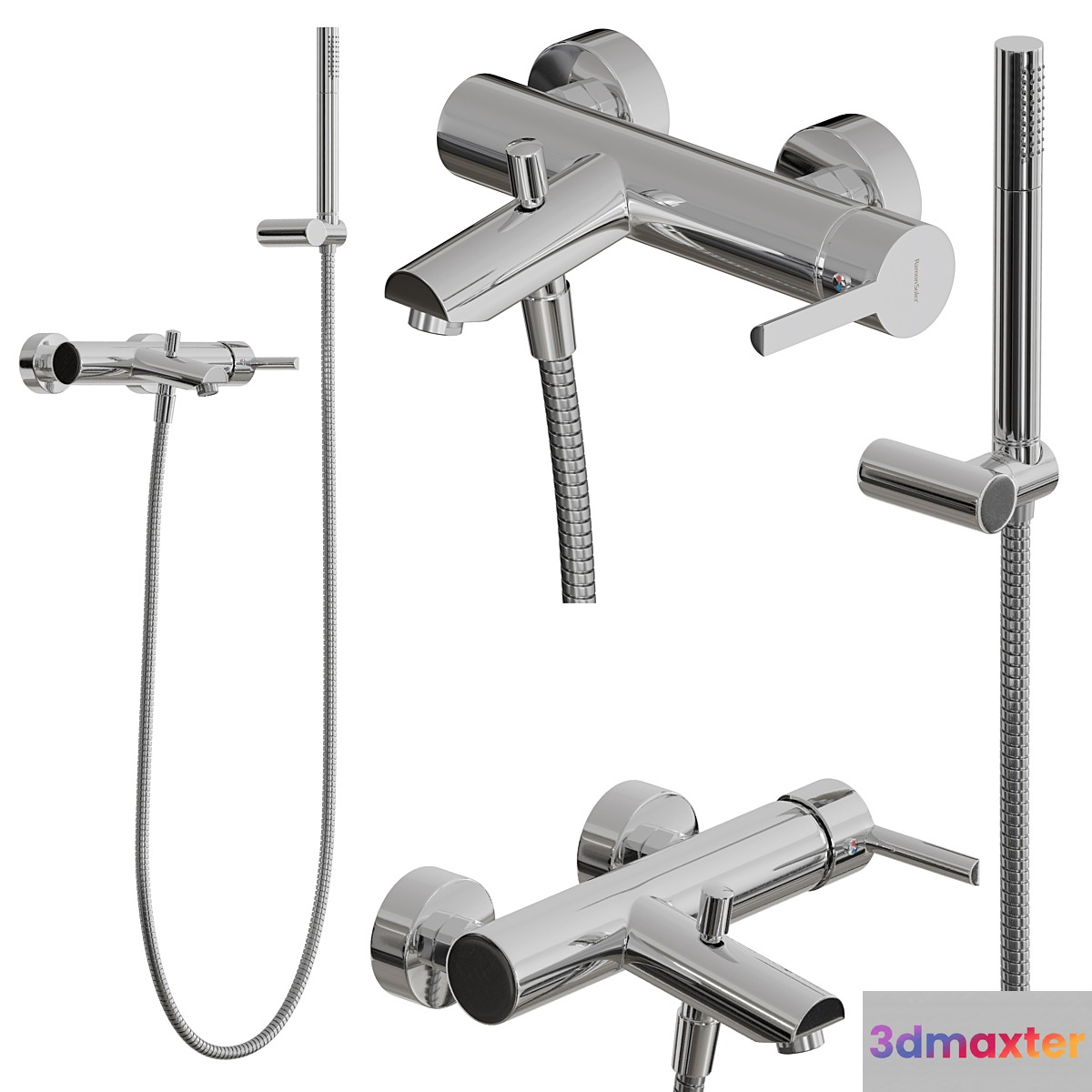 Bath lever mixer Ramon Soler DRAKO 3305D 3D Max