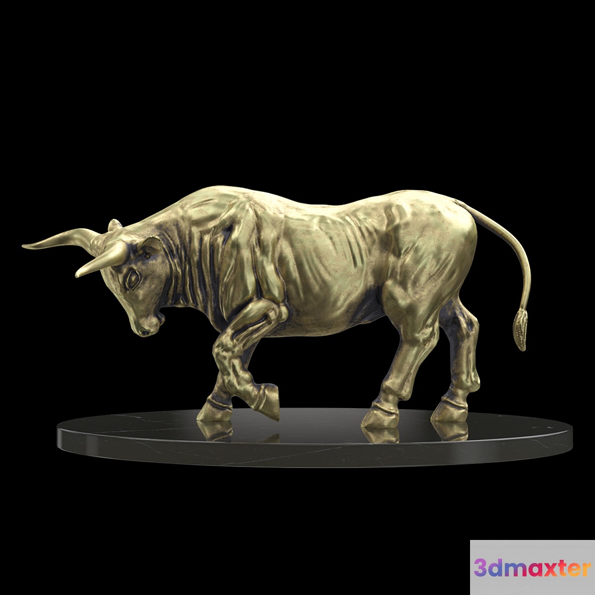 Bull sculpture