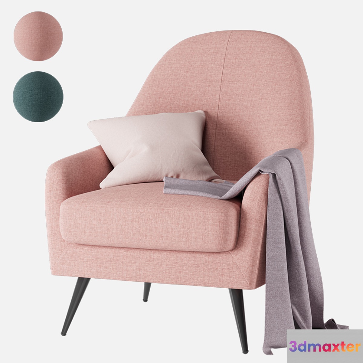 Armchair sandy iModern 3D Max