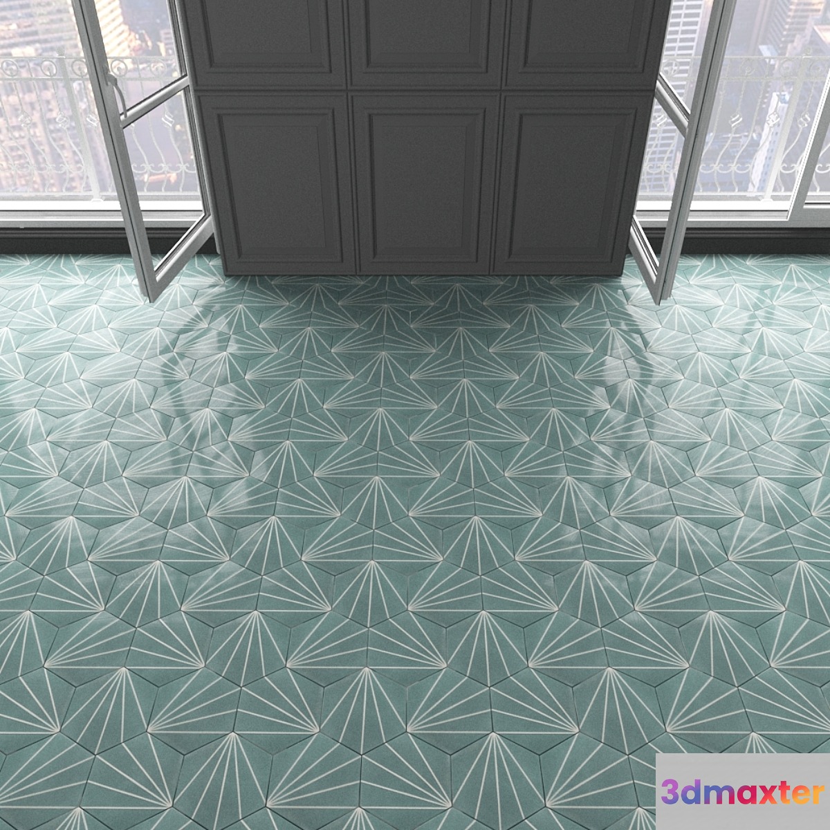 Marrakech Design tiles - Claesson Koivisto Rune 2-113 3D Max