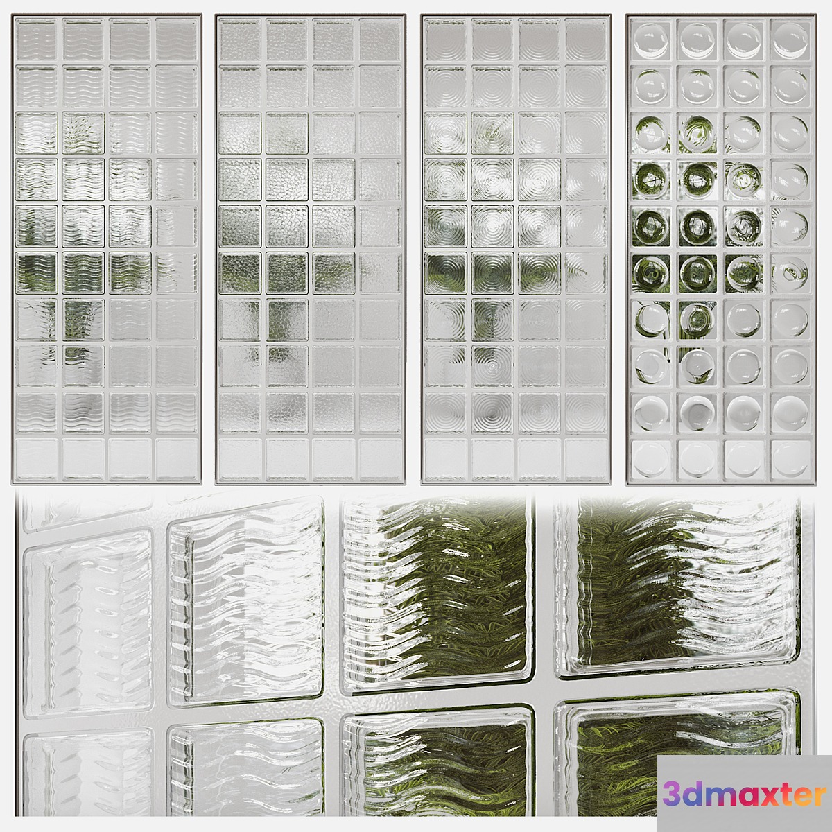 Glass block partition 4 - No.2