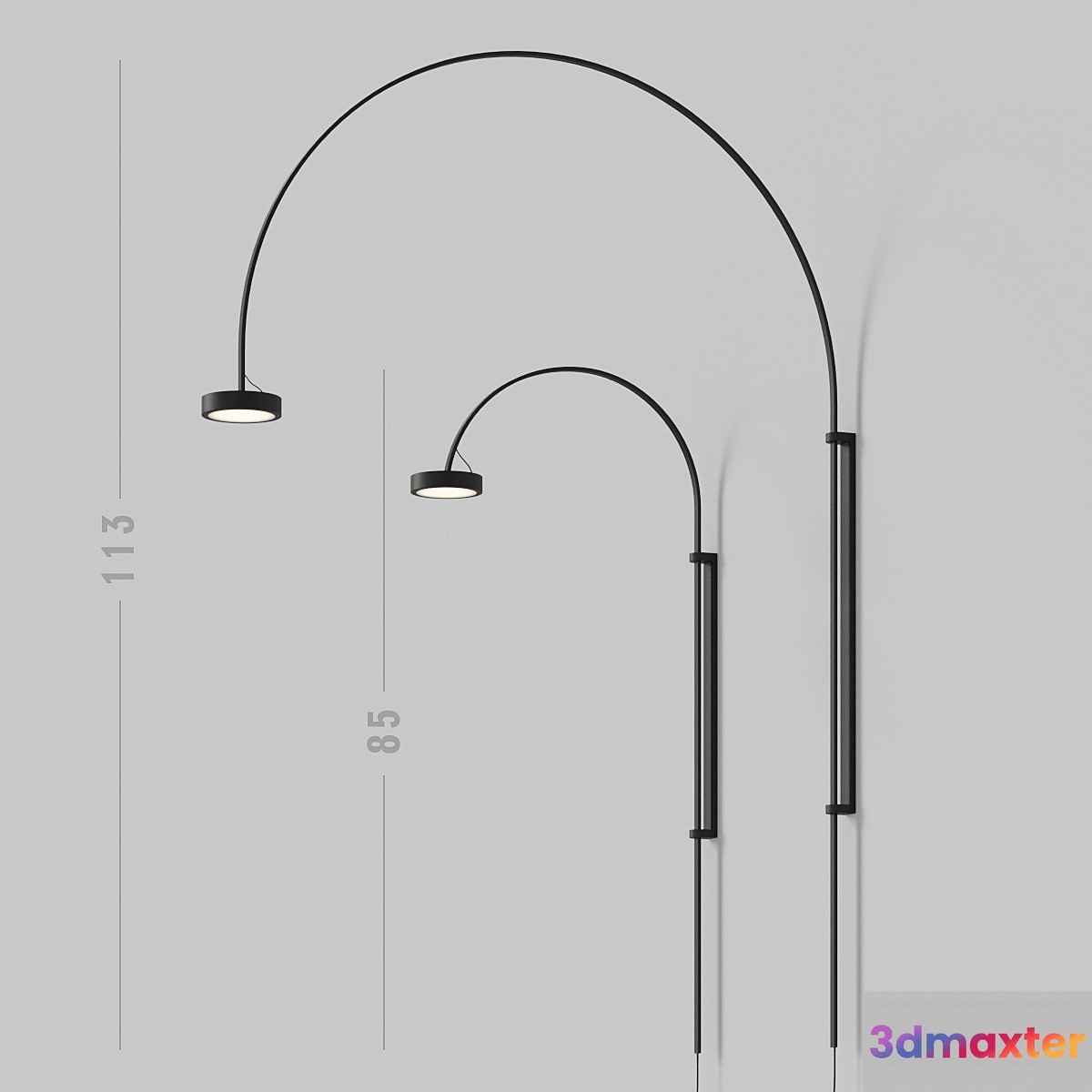 Lightology PLUCK SWING ARM PLUG-IN By Robert Sonneman - No.2