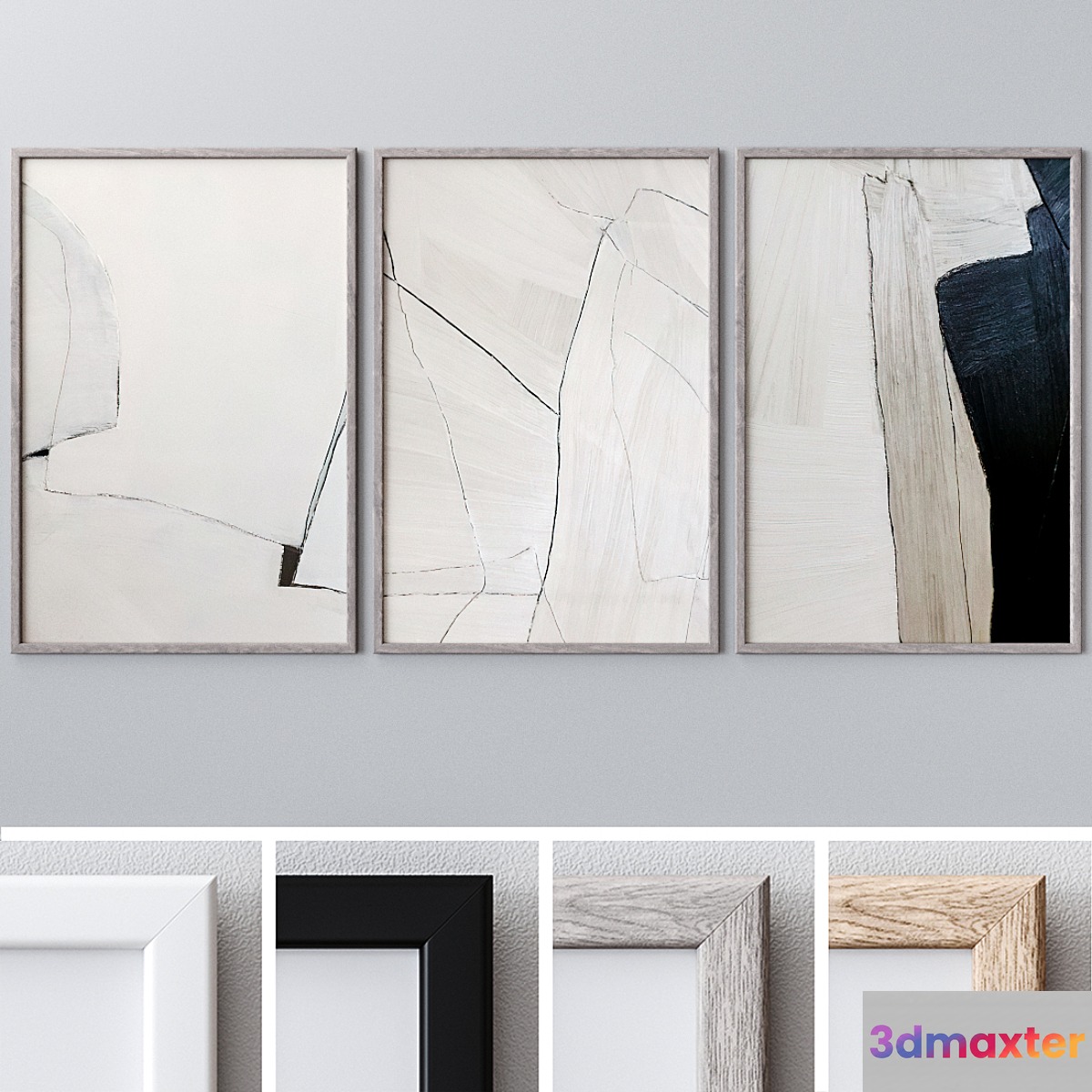 Photo Frames Set 1142 3D Max