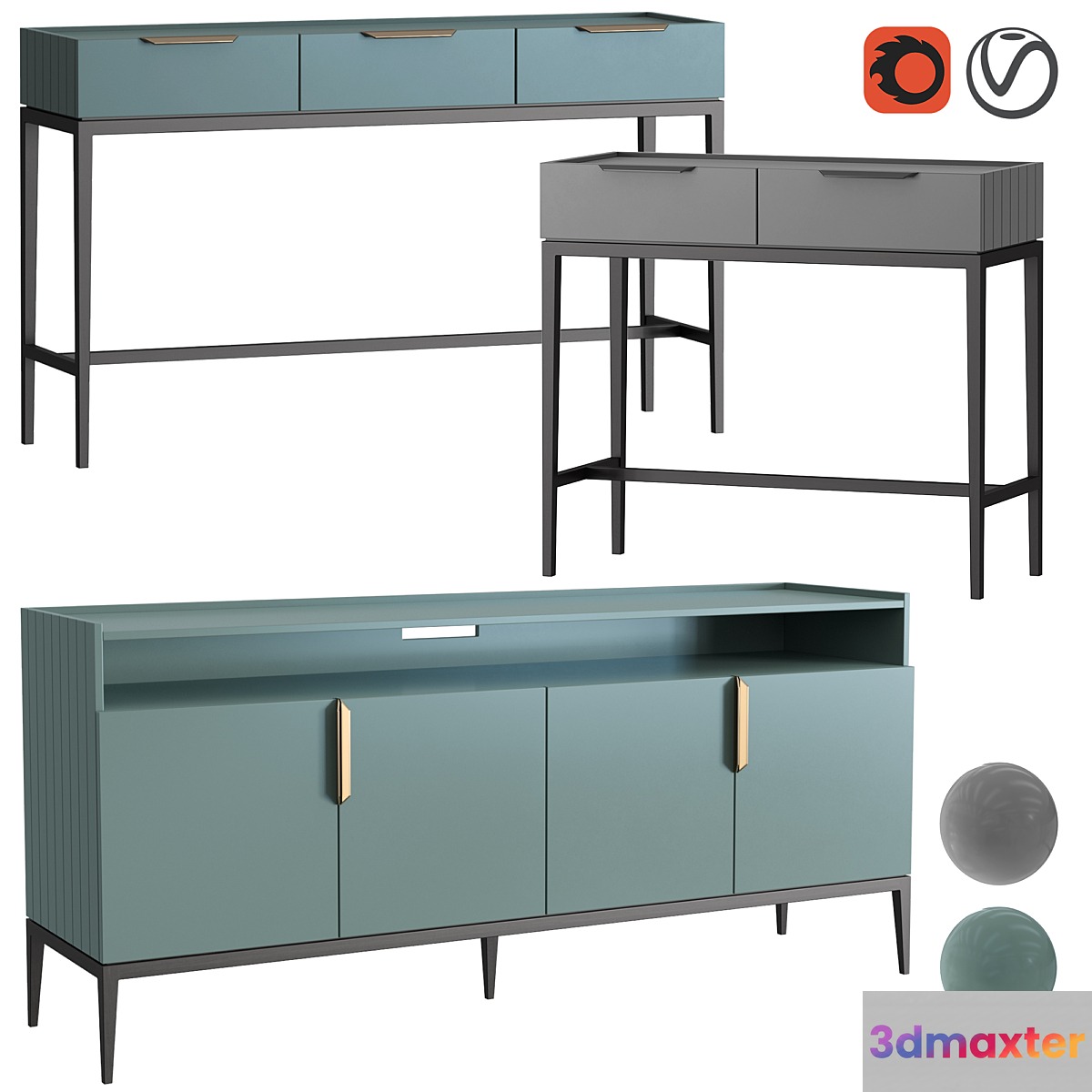 Dantone Home Metropolitan Console Set - No.2