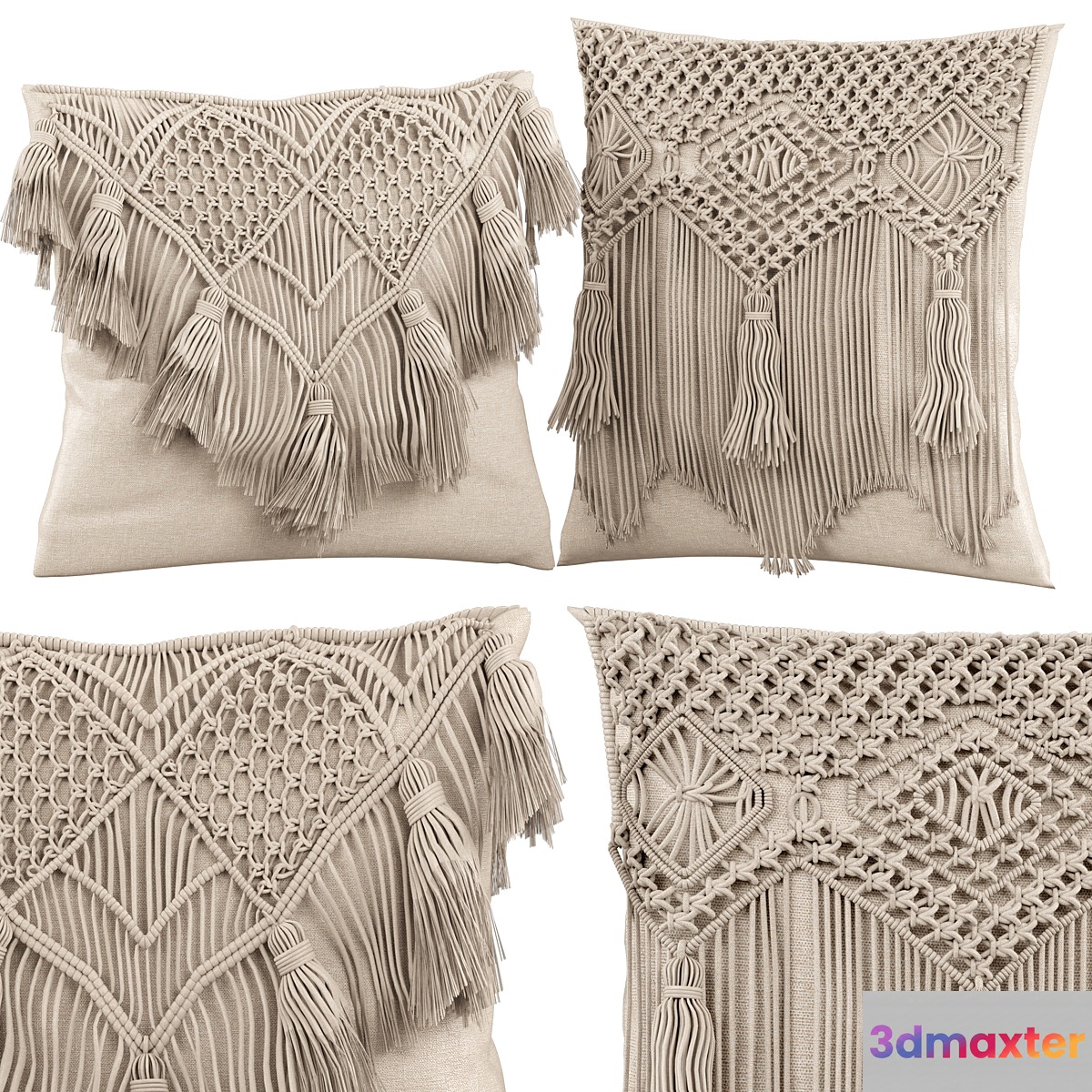 Macrame cushion - No.3