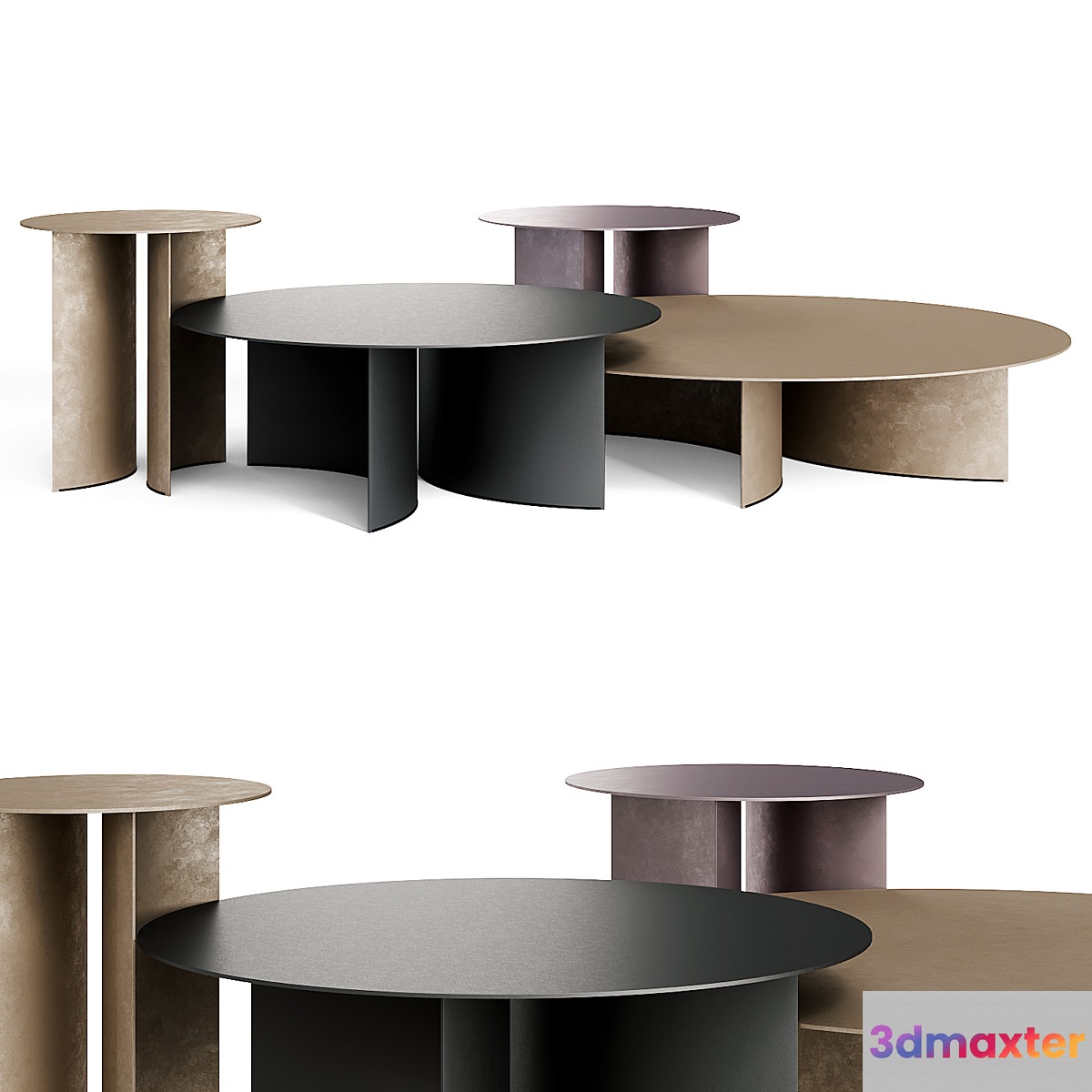 Pierre Coffee Tables By Flou 3D Max