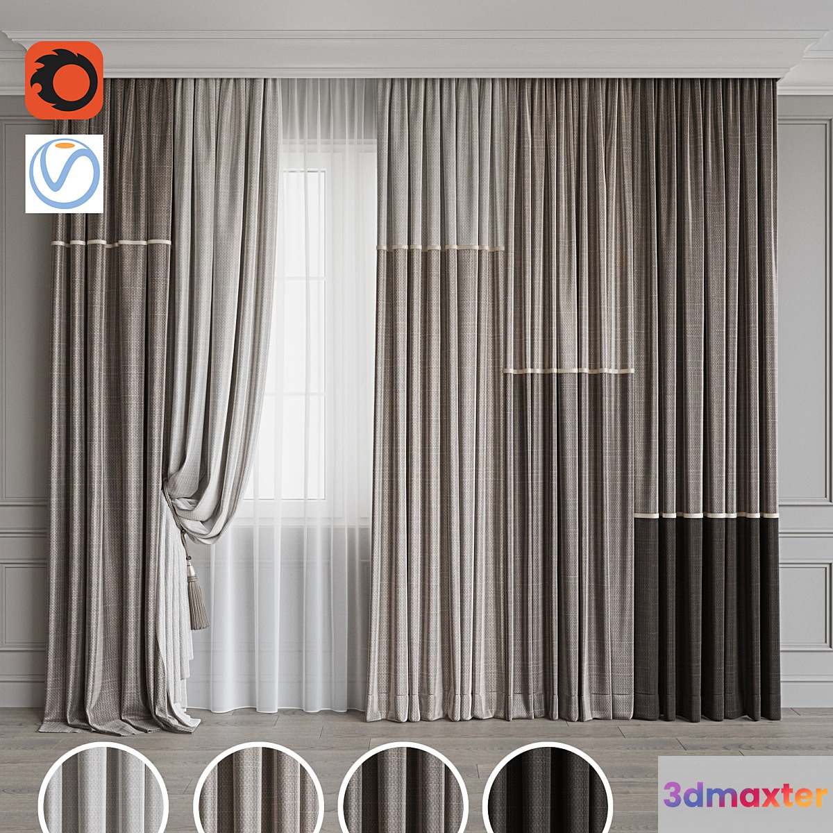 Set of curtains 99
