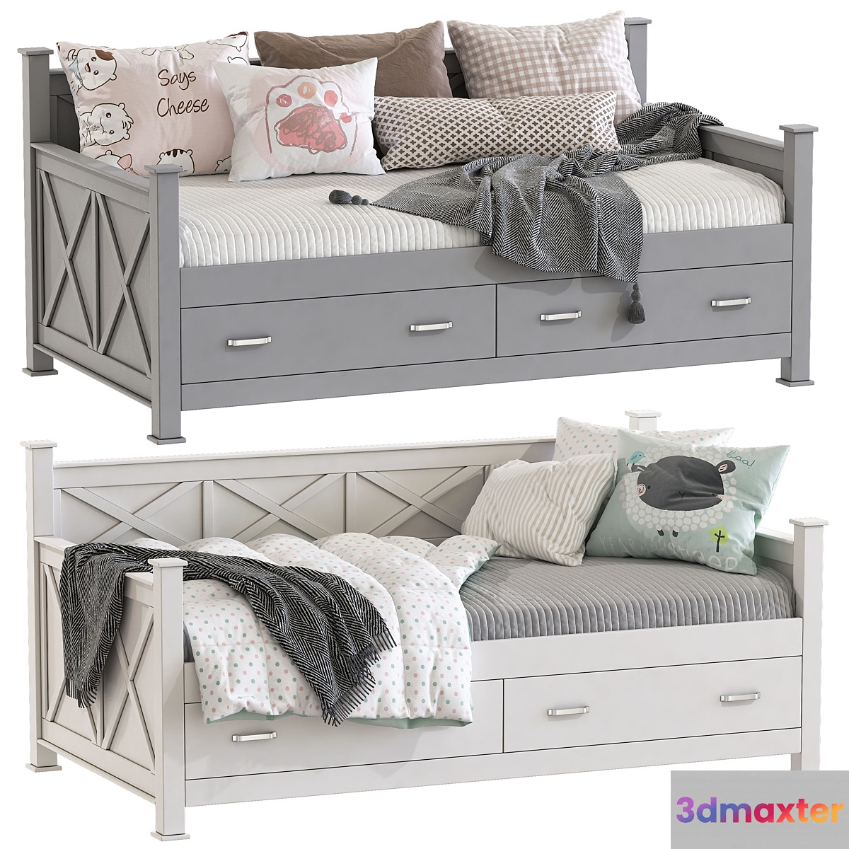 Sofa bed Pasadena Twin Solid Wood Daybed