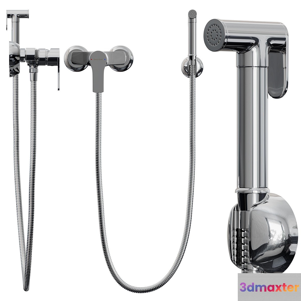 Sanitary shower Ramon Soler TITANIUM 1844WC 3D Max