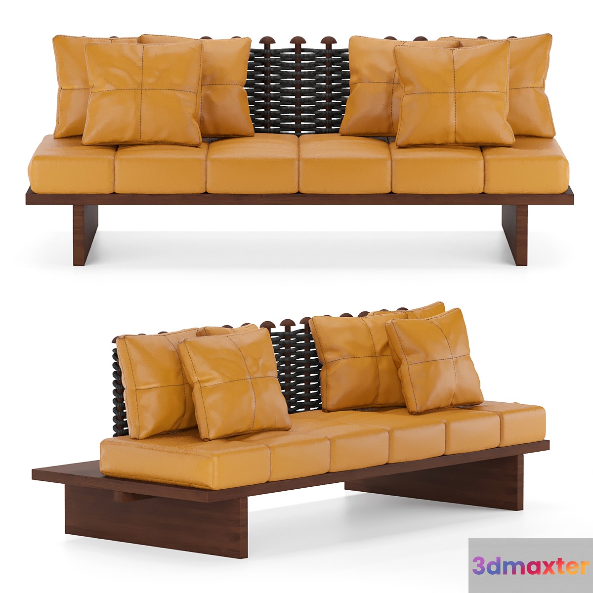 shaker-sofa 3D Max