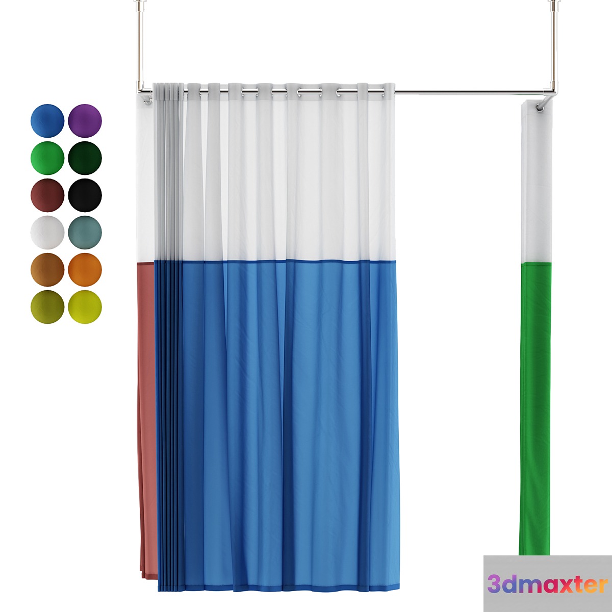 Hospital Curtains Hospital Equipment 17 3D Max