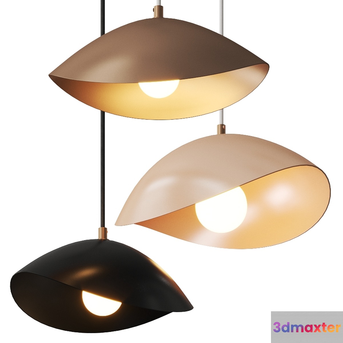 Luminaire Authentik Coquelicot Pendant Lamps