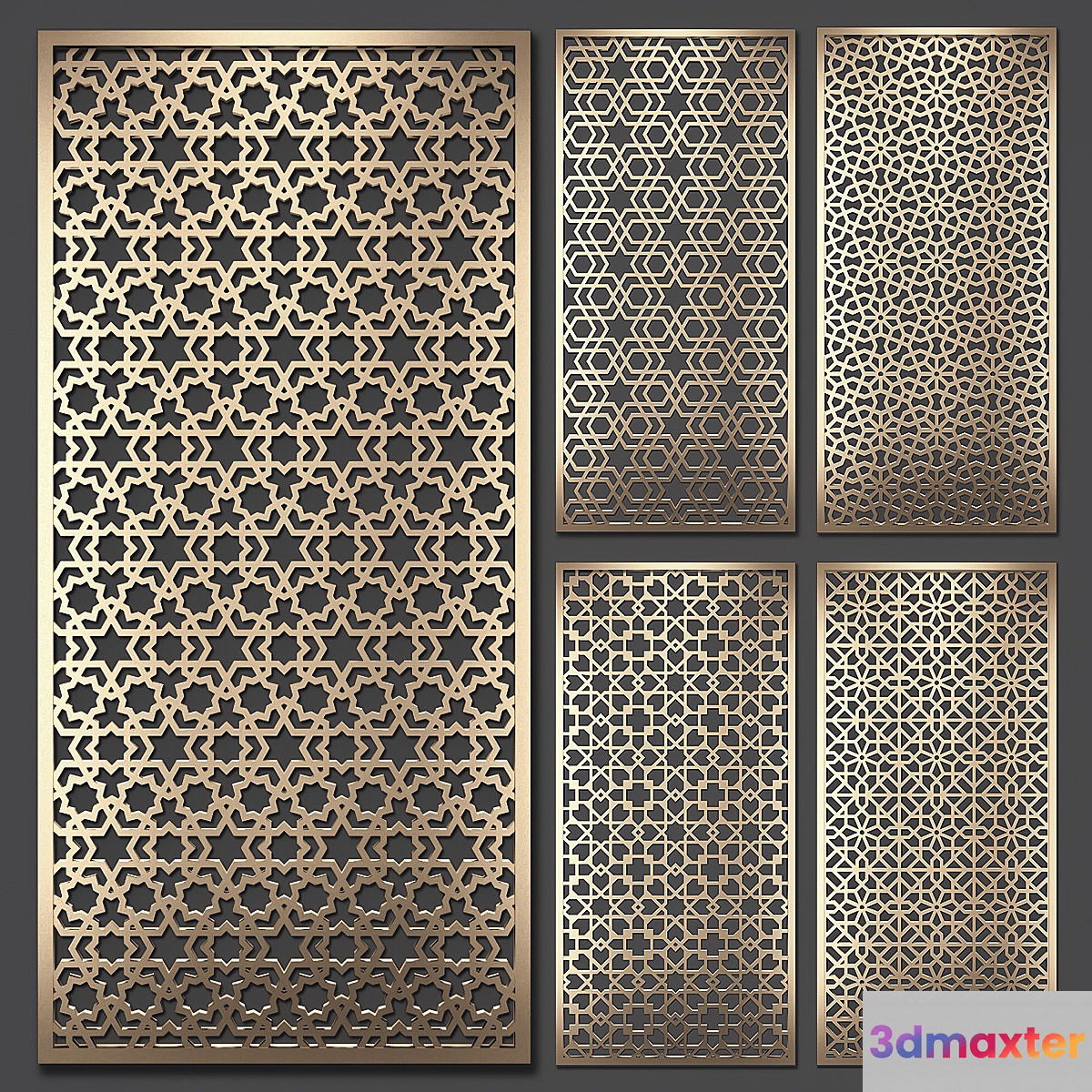 Decorative partition 3D Max