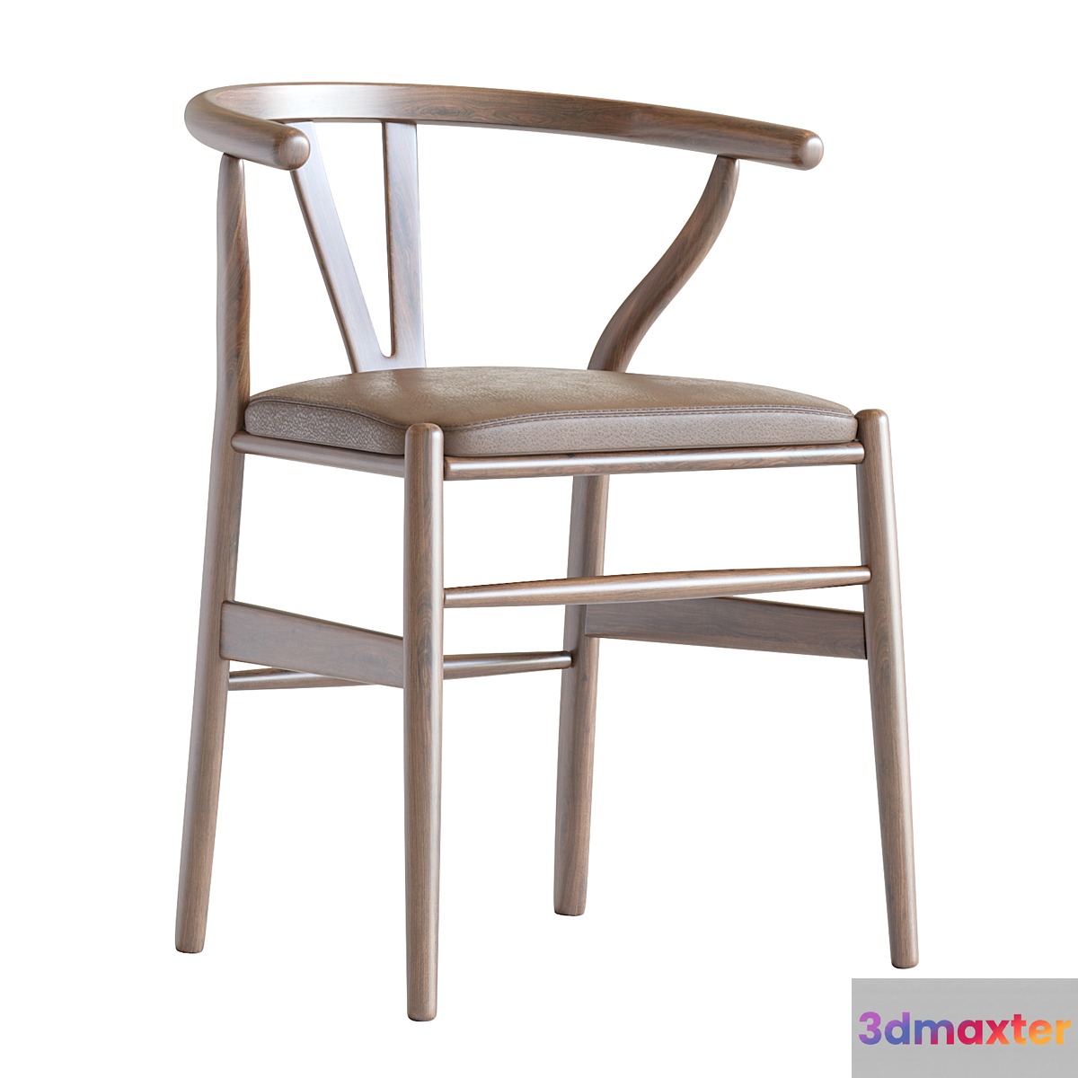 Wishbone chair 3D Max