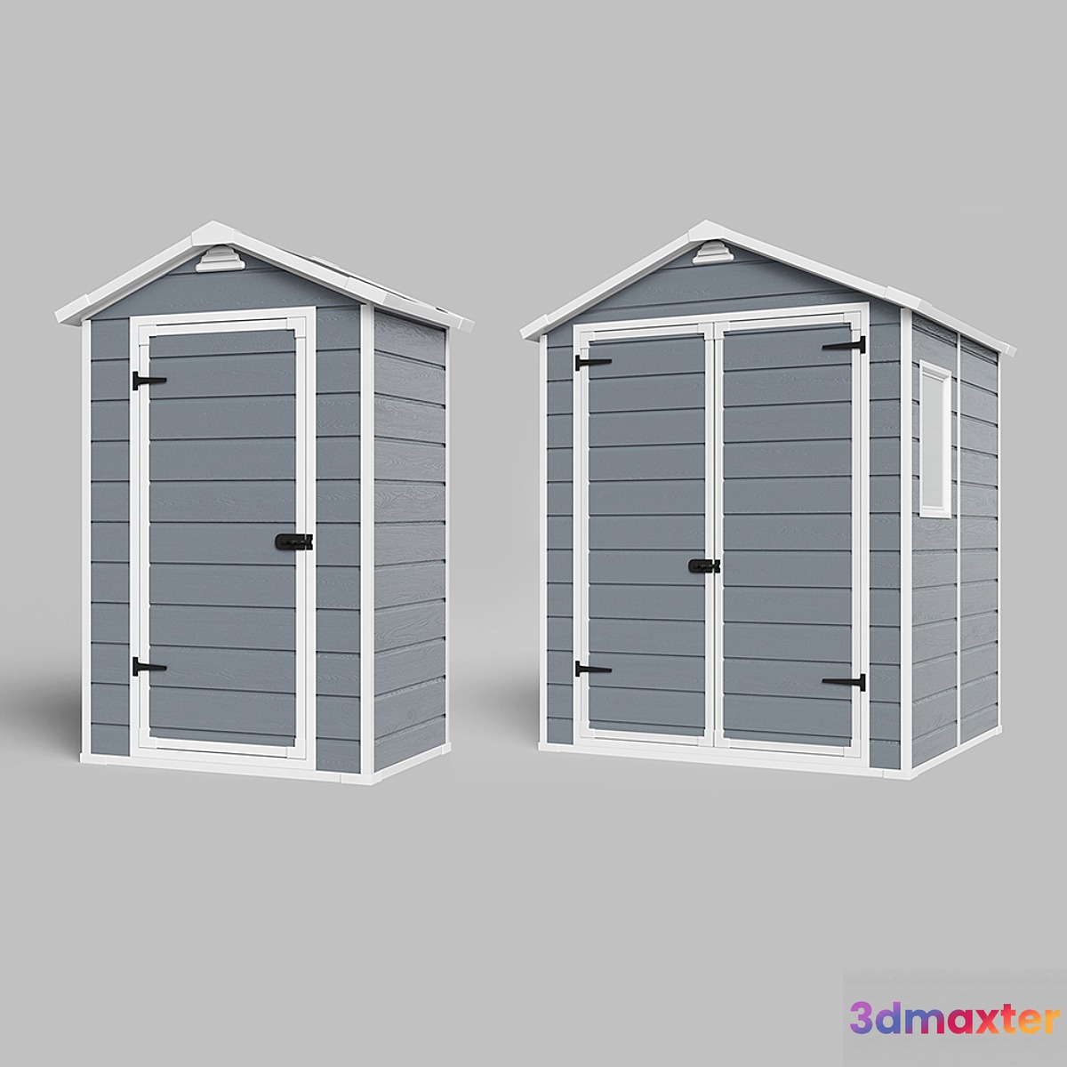 Toilet barn garden 3D Max