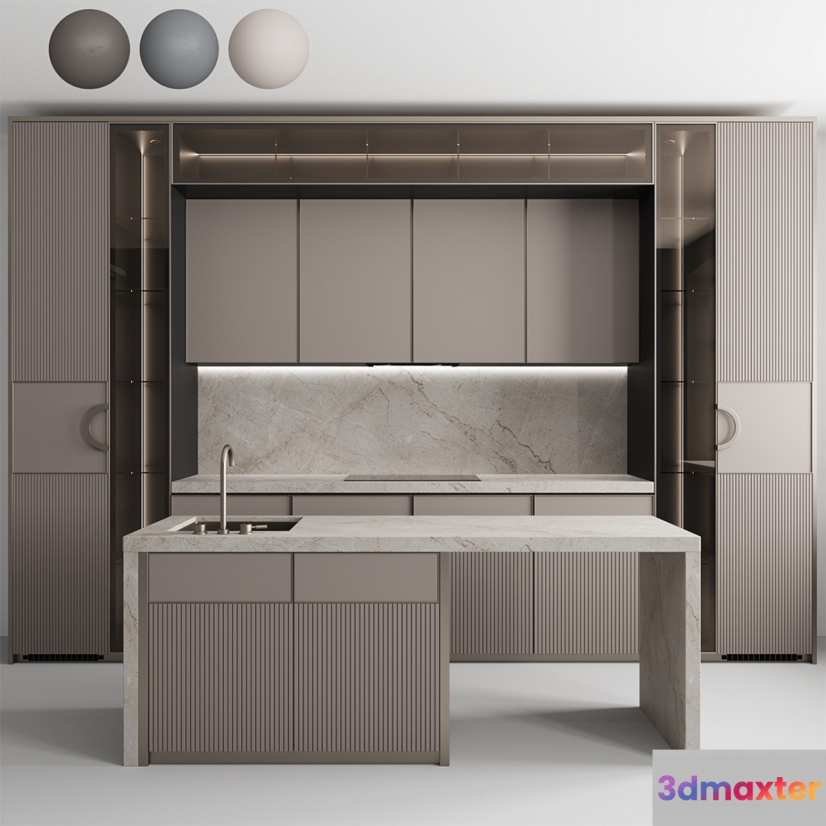 Kitchen No. 74 3D Max