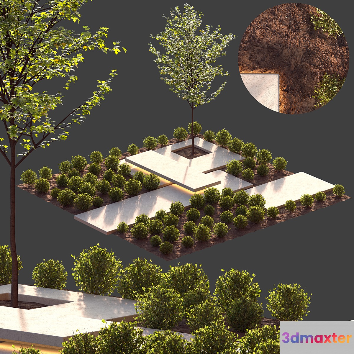 landscape design 3D Max